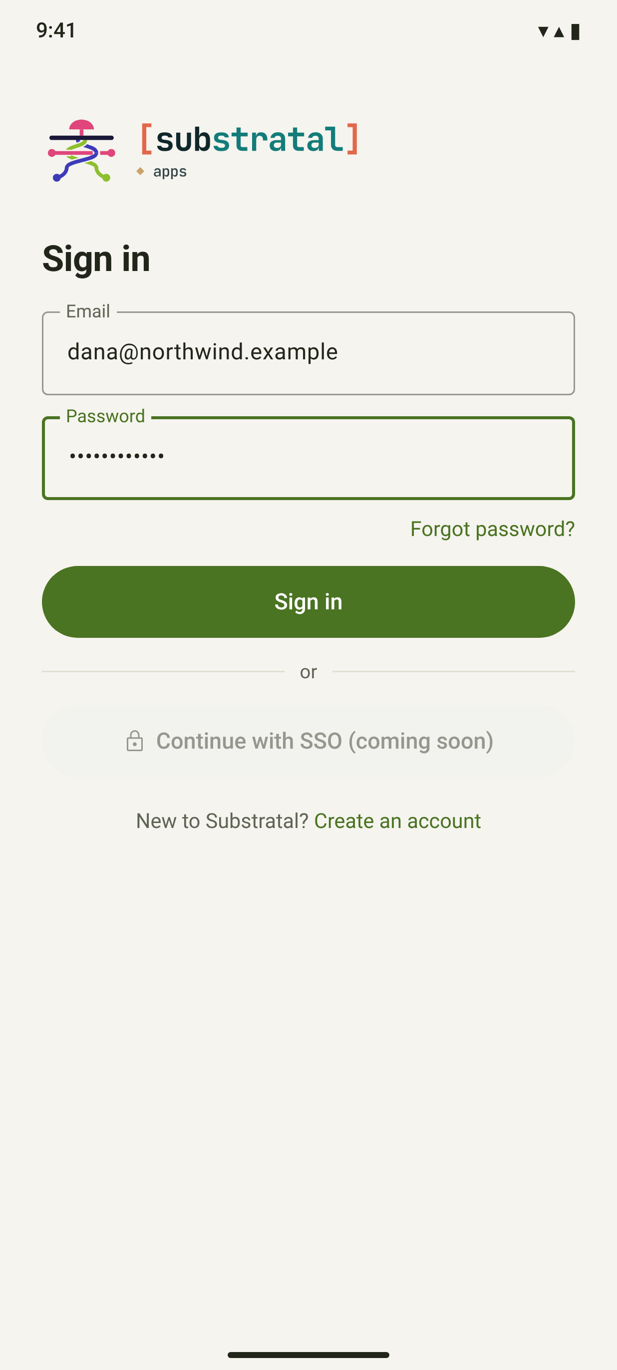 AUTH-01/02 · Sign in & two-factor — light