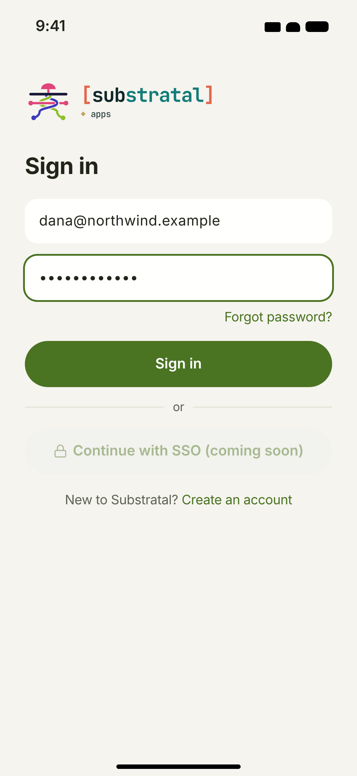 AUTH-01/02 · Sign in & two-factor — light