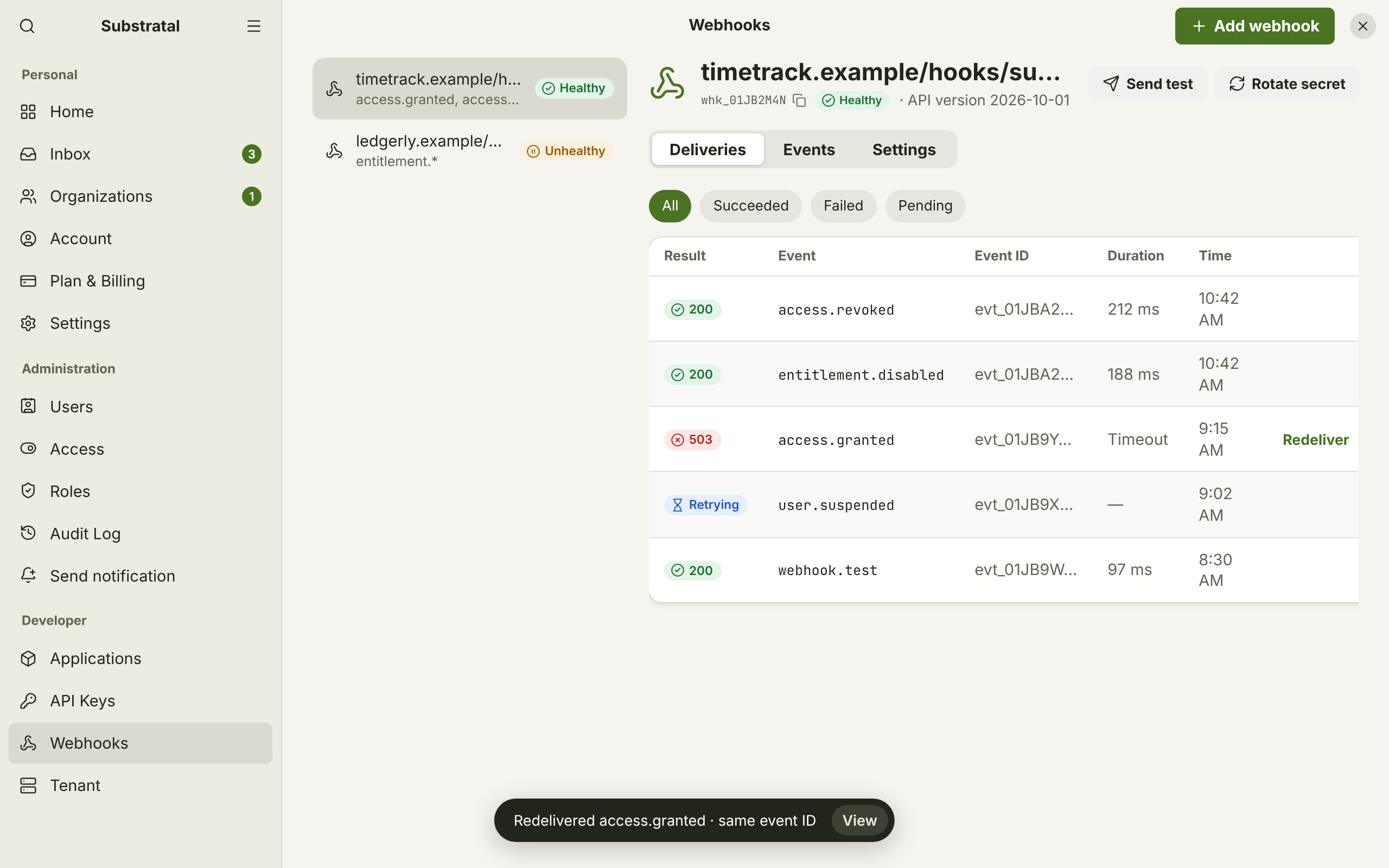 WHK-03 · Webhook deliveries — light