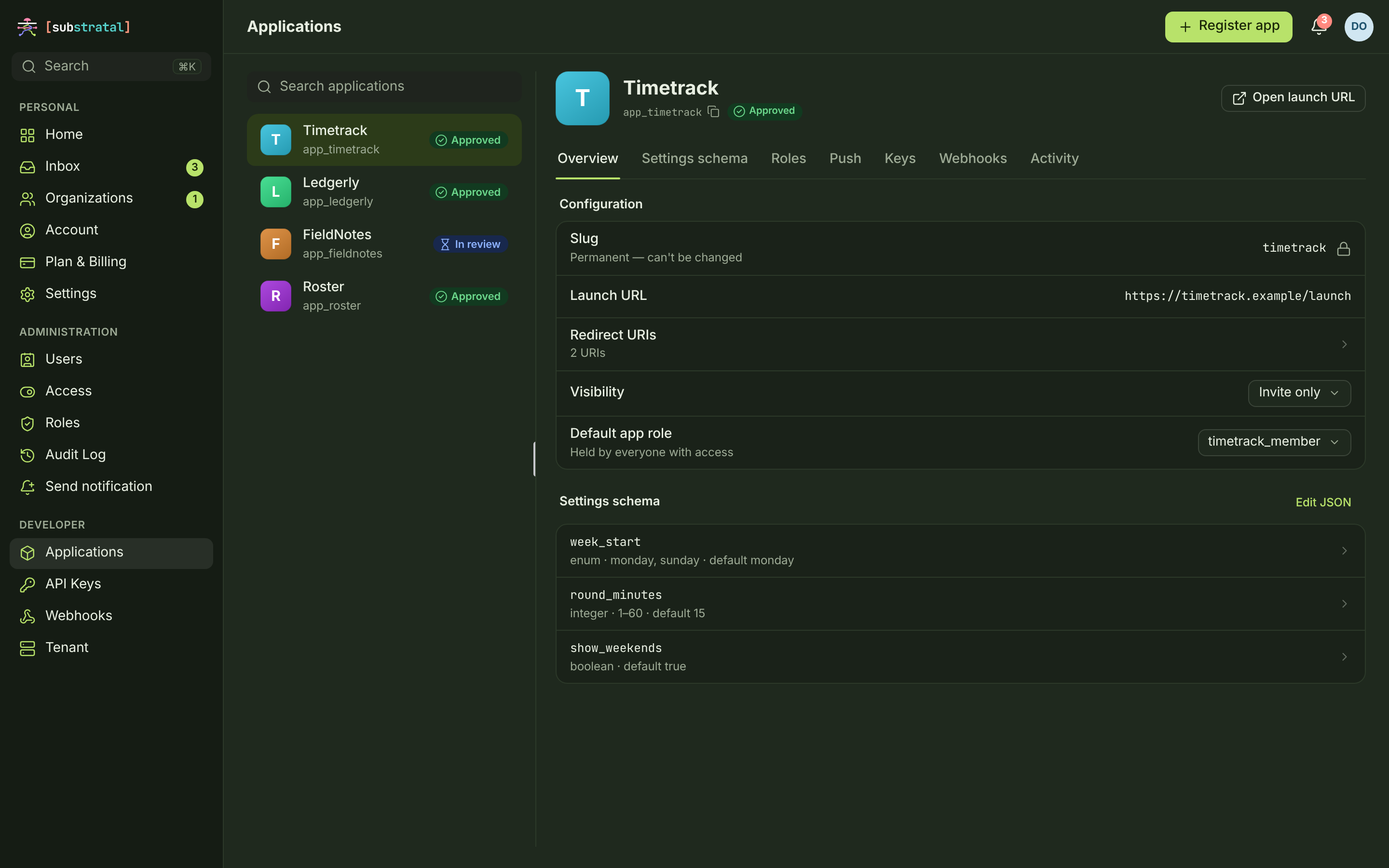 APL-03 · Application — desktop — dark