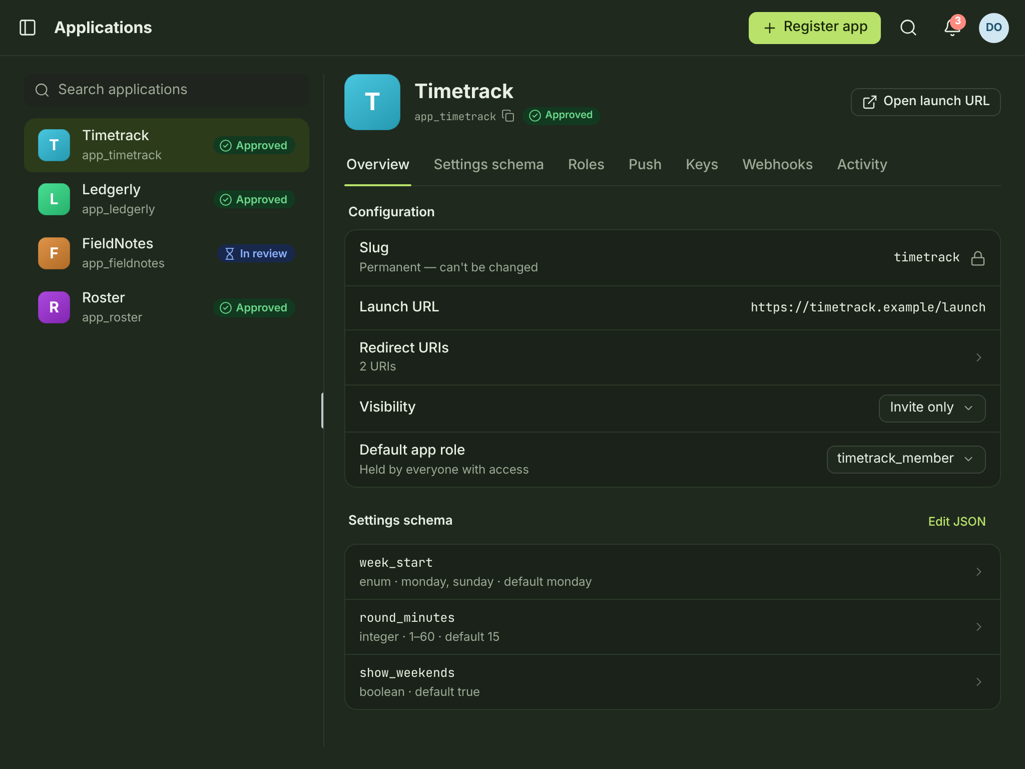 APL-03 · Application — tablet — dark