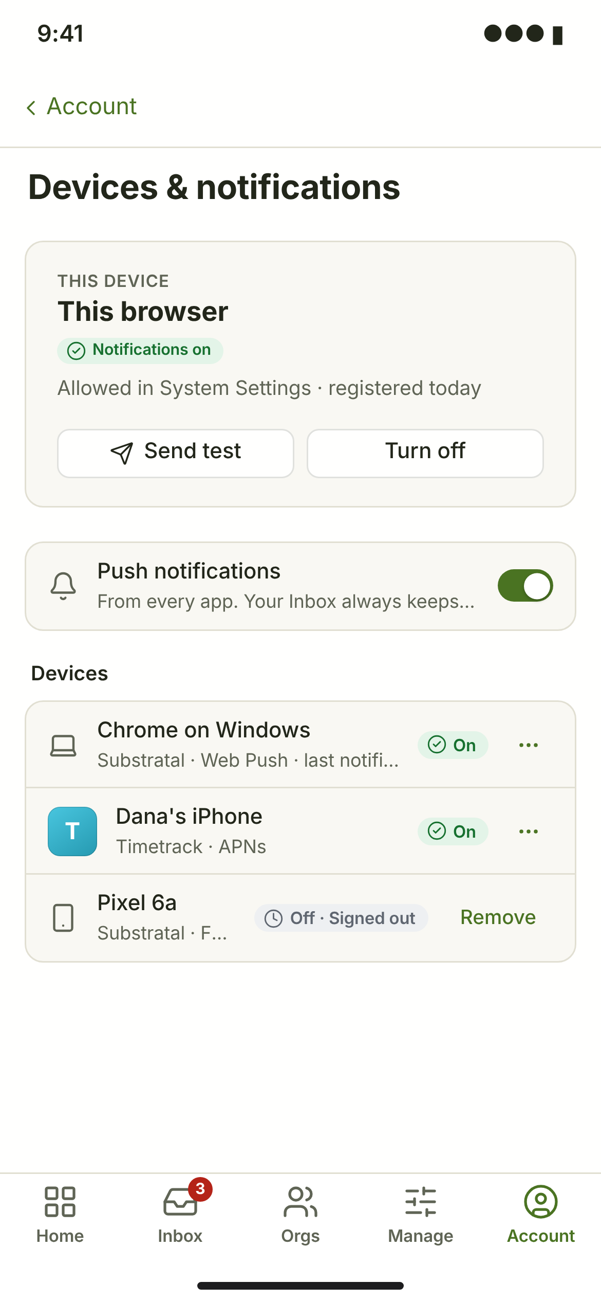 NTF-03 · Devices & notifications — phone — light