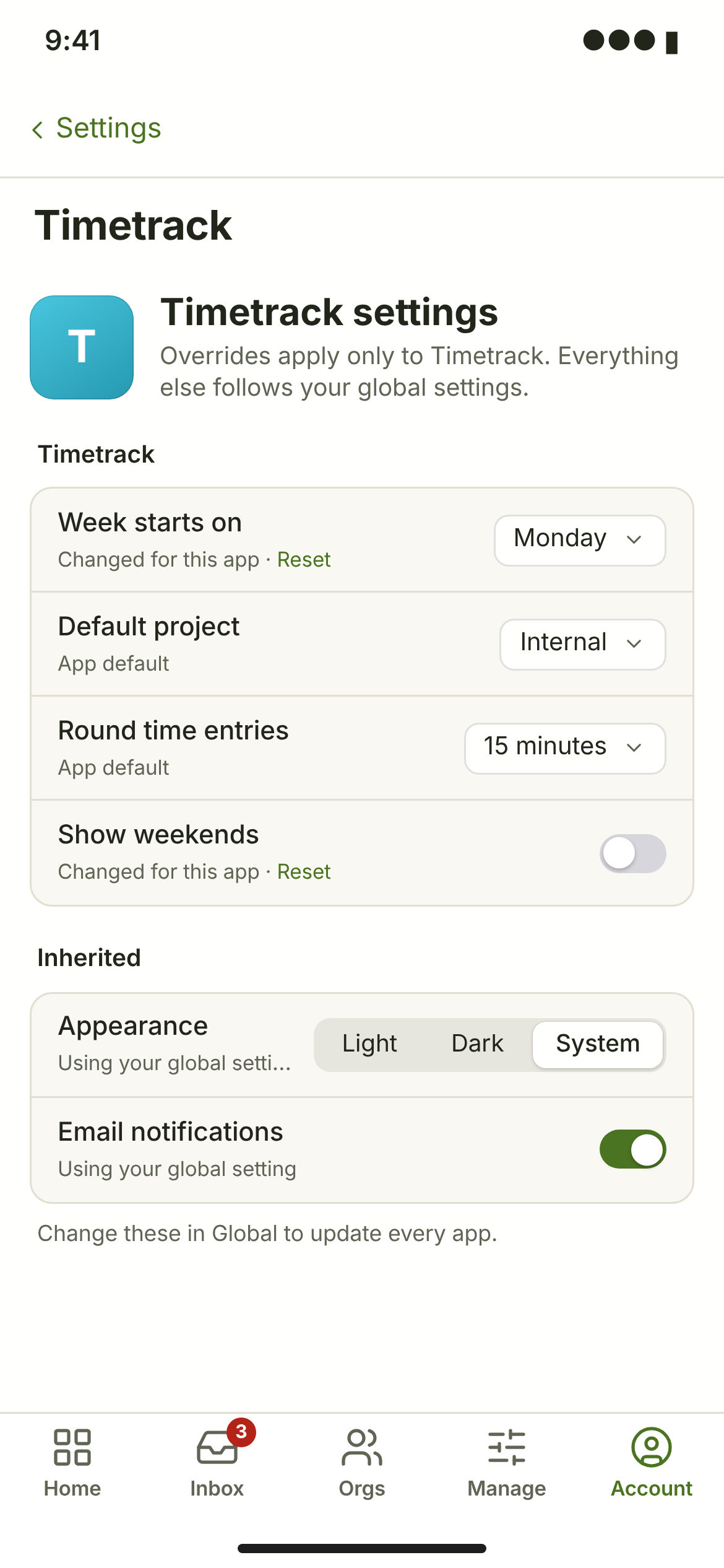 SET-02 · Settings — per app — phone — light