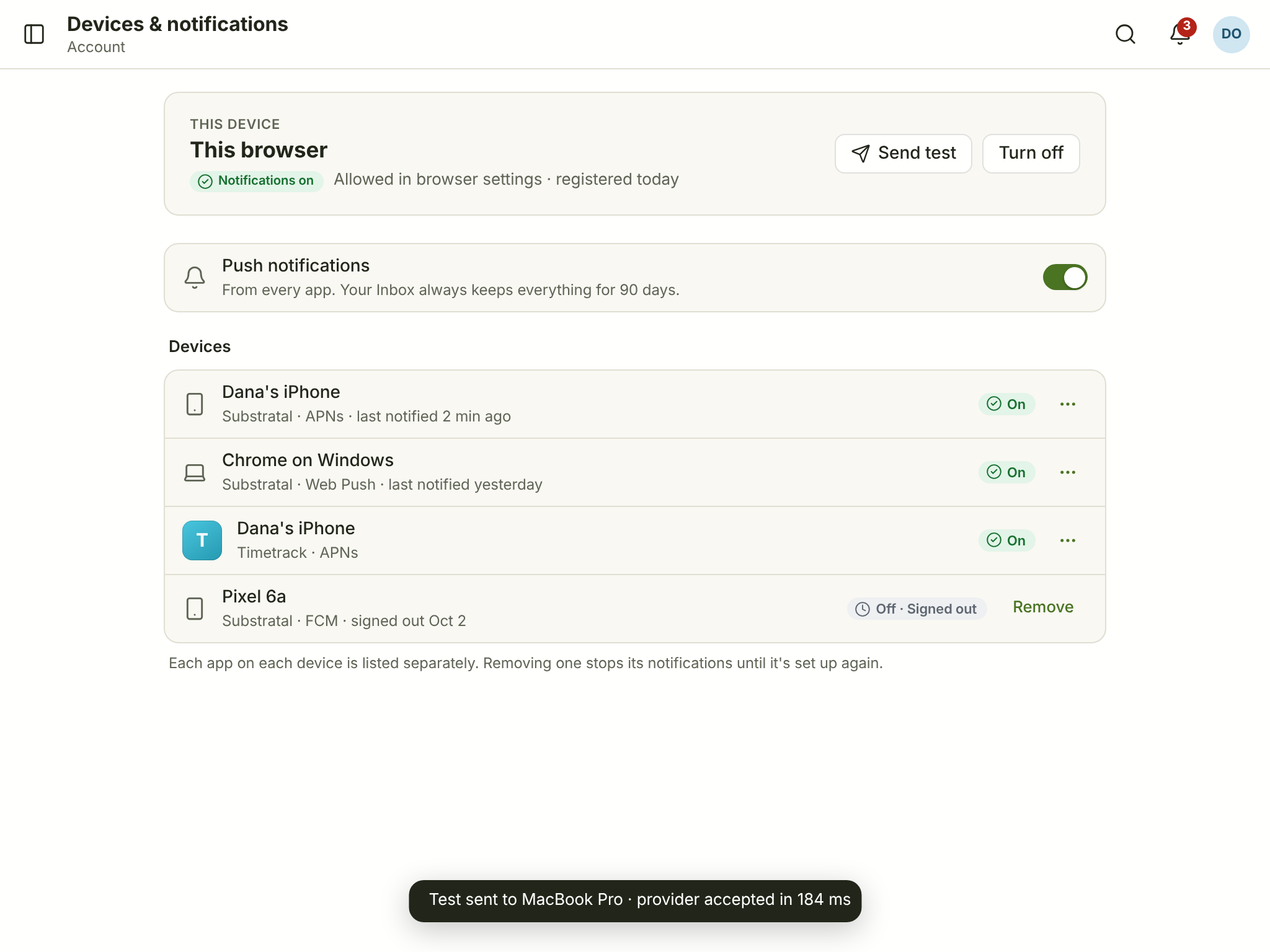 NTF-03 · Devices & notifications — tablet — light
