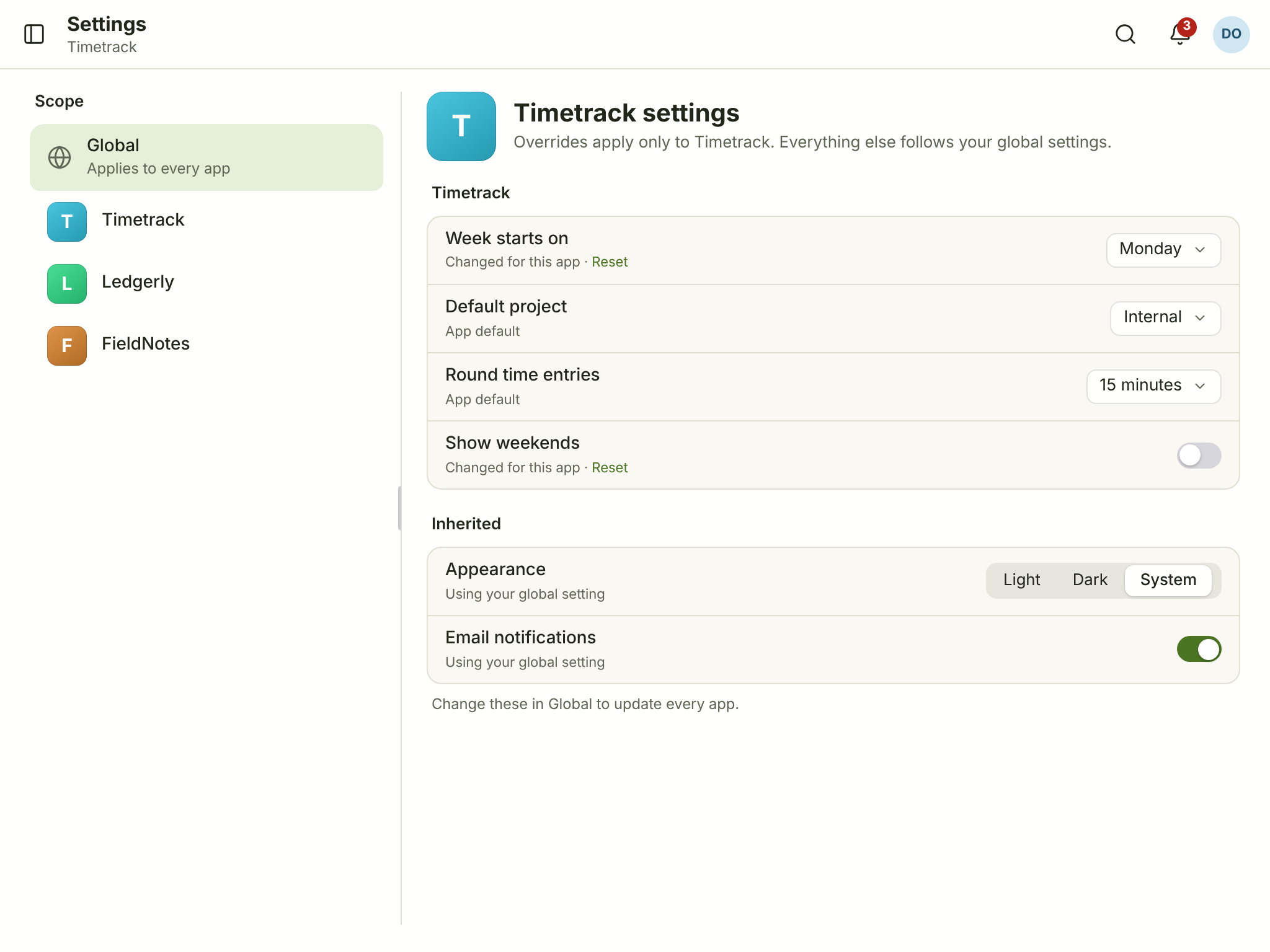SET-02 · Settings — per app — tablet — light