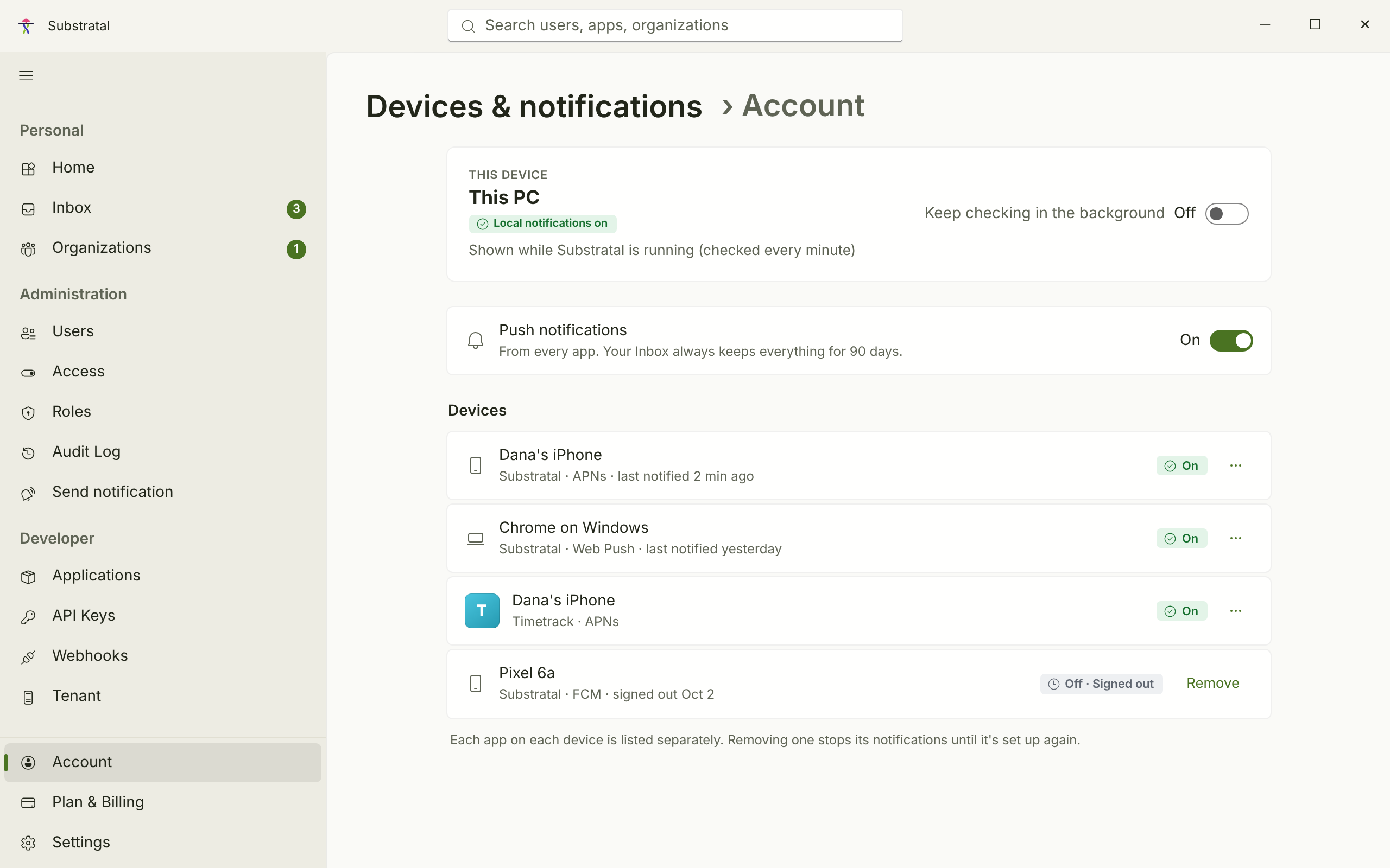 NTF-03 · Devices & notifications — light