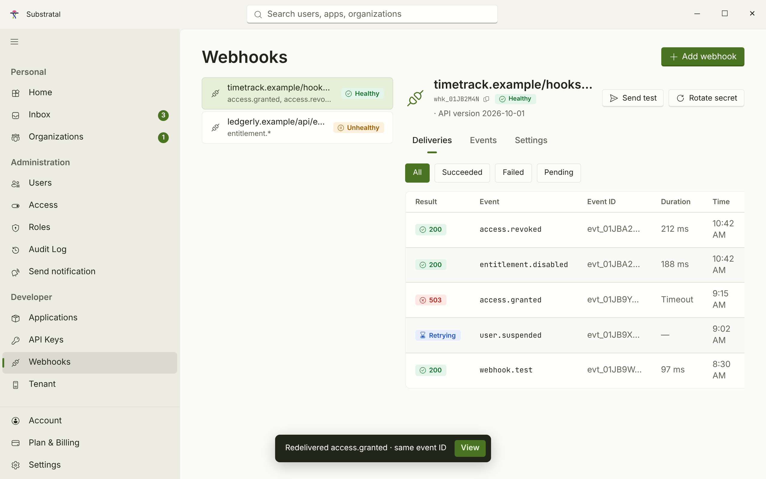 WHK-03 · Webhook deliveries — light