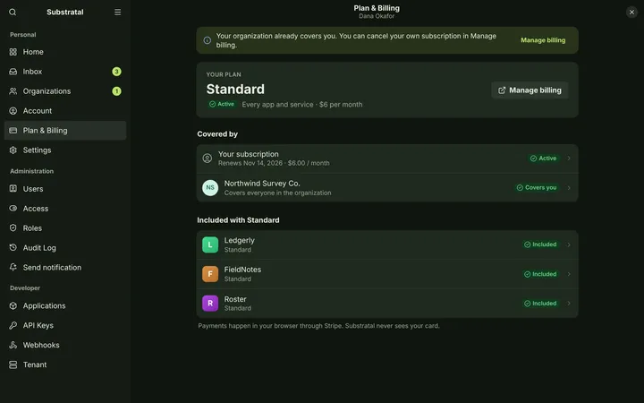 Linux (GNOME) My plan — dark theme