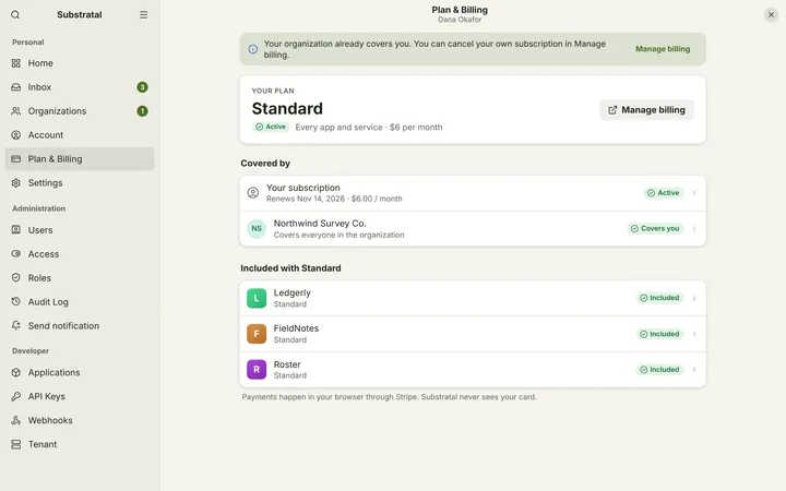 Linux (GNOME) My plan — light theme