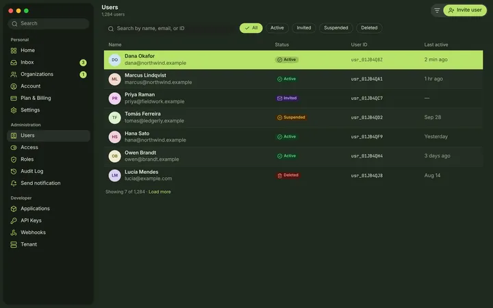 macOS Users — dark theme