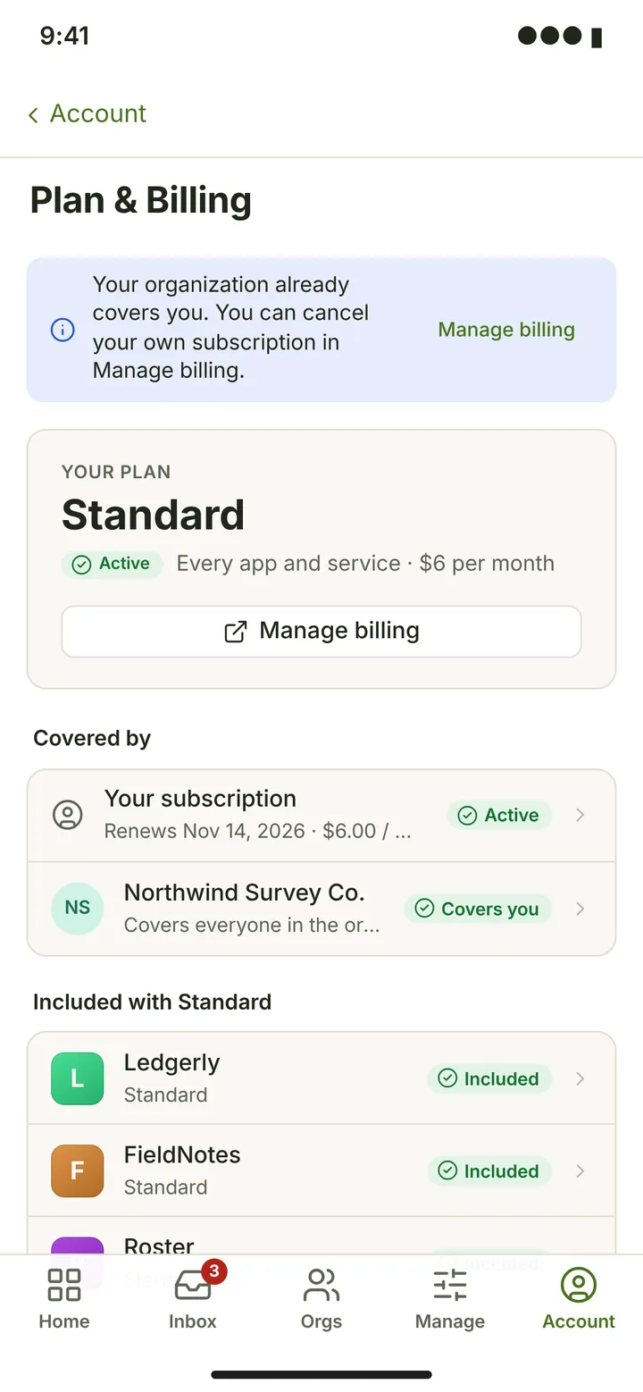 Web (PWA) My plan — light theme