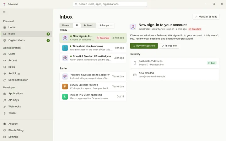 Windows Inbox — light theme